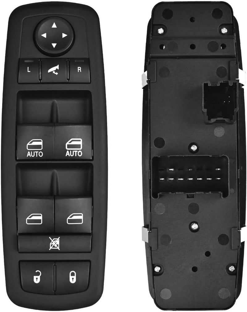 RLP Driver Side Master Power Window Switch 9 Pins + 3Pins Compatible with 2012-2015 17-19 Dodge Grand Caravan 2013-2015 Ram 1500 2500 2015 Ram 3500 2012-2015 Town&Country Replaces# 68110867AB 68110867AA - Image 1